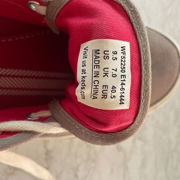 Ked's Women's Brown Lace-Up Shoes Size 9.5 - Picture 7 of 7